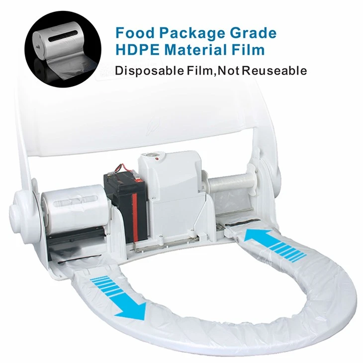 Copriwater usa e getta intelligenti Plastica | Copri carta igienica per WC igienico automatico usa e getta una volta NS221B