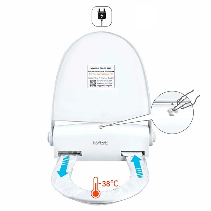 Coprisedili per WC in plastica girevoli